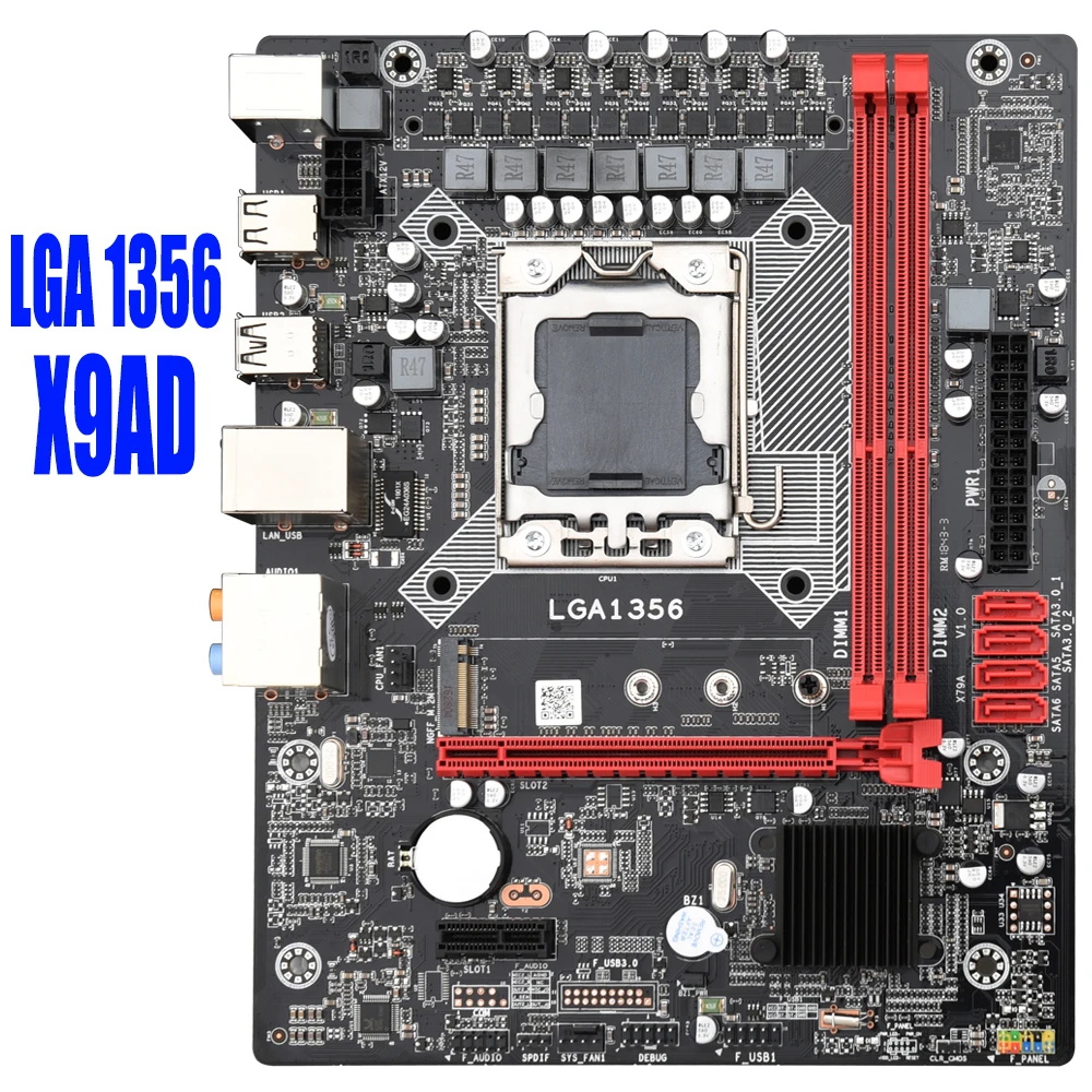 

X79A Transcend X9A lga1356 motherboard support REGECC server memory Pin Desktop Mainboard lga 1356 Server CPU DDR3 X16 For Intel
