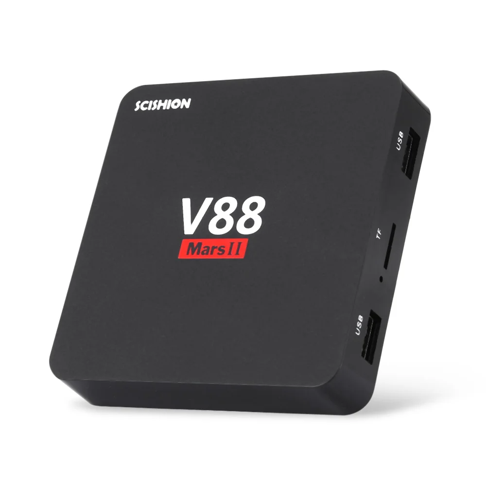 Scishion V88 Mars Android 7 1 ТВ коробка RK3229 Quad core Процессор Поддержка 2 4 ГГц Wi Fi К H.265 Pk II Smart