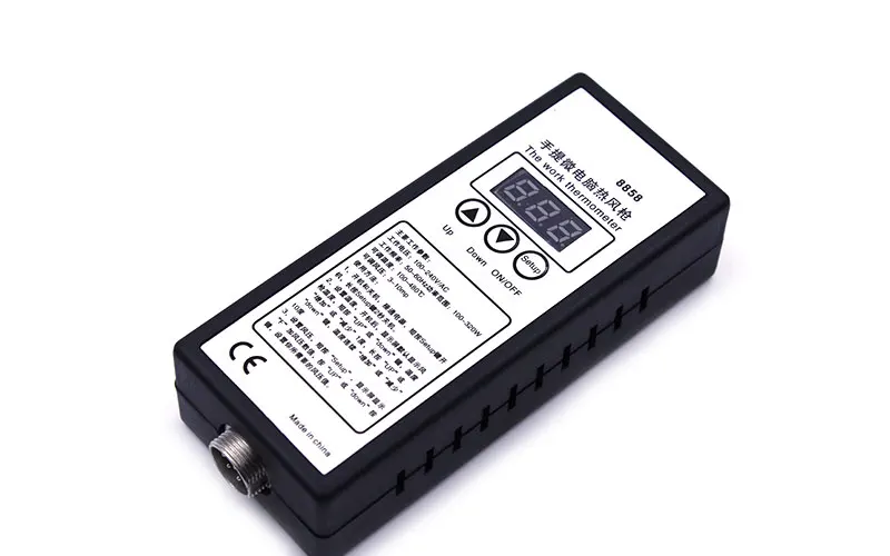 110 V/220 V Портативный горячий воздух пистолет BGA паяльная станция горячего воздуха Тепловая пушка 8858 интеллигентая(ый) обнаружение и холодный воздух