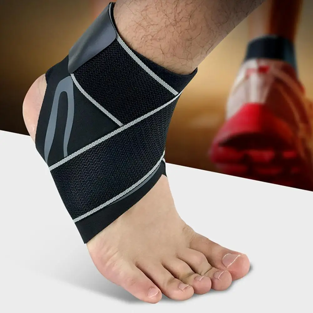 

1Pc Breathable Elastic Ankle Foot Brace Support Compression Guard Protector