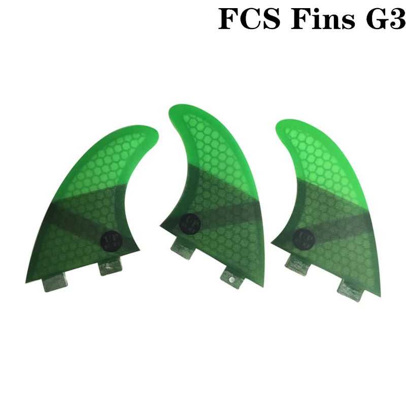 FCS G3 плавники для серфера FCS плавники доски для серфинга сотовый плавник Стекловолоконные ласты 4 цвета