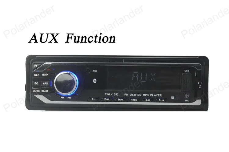 Лучшая АВТОМАГНИТОЛЫ АВТОМОБИЛЬНЫЕ аудио стерео 12 В плеер Bluetooth AUX-IN MP3 FM USB 1 Din с пультом дистанционного управления для автомобильного радио