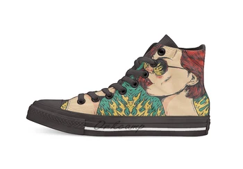 

Let it bburn Casual High Top Canvas shoes sneakers For Drop shipping