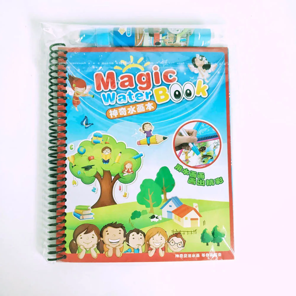 Magic Water Drawing Painting Board Book Non-toxic Reusable Educational For Children Baby YJS Dropship