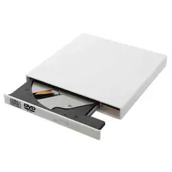 CAA-Новый USB 2,0 внешний DVD Combo CD-RW привод CD +/-RW DVD ROM для портативных ПК (белый)