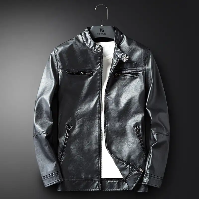 jaqueta de couro punk