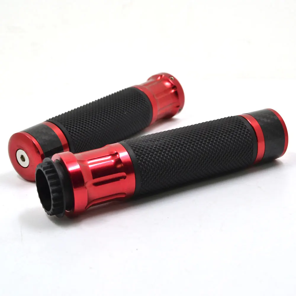 BJMOTO Универсальный 7/8 ''мотоциклов ручка крышки ручки с ЧПУ 22 мм Универсальный улице и гоночные Moto Racing Ручка рукоятки руля