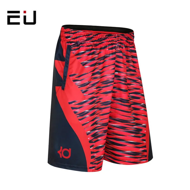 

EU Mens Basketball Shorts Men Elastic Waistband Loose Basketball Shorts Men Gym Sportwear Basketball Training Shorts Plus Size