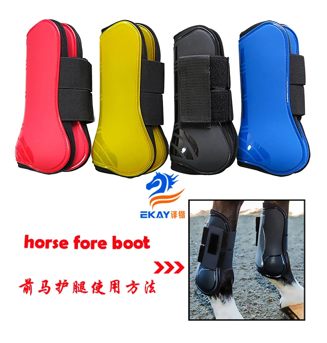 Конский сухожильный ботинок для задних ног, PU оболочка, neuprene подкладка.(SAC70251