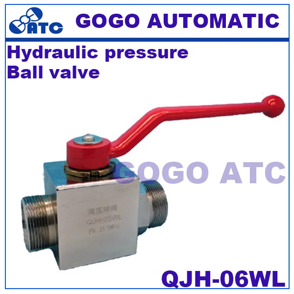Высокое качество гидравлический шарик давление клапан QJH-06WL M16* 1,5 наружная резьба углеродистая сталь высокого шарик давление запорный клапан