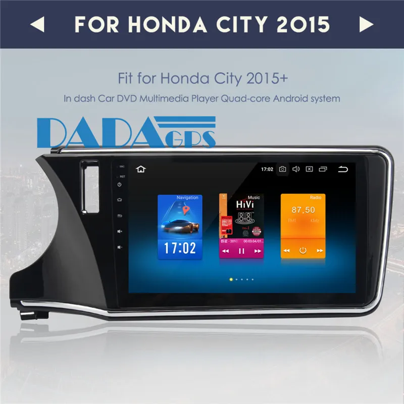 Clearance 10.2 Inch Android 8.0 7.1 Car Radio Stereo GPS Navigation for Honda City 2015-2018 Multimedia Headunit Audio no DVD Player Video 6