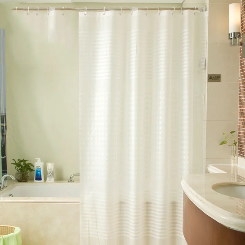 2017 Peva Waterproof Shower Curtains Bathroom White Simple Design 2017 Peva Waterproof Shower Curtains Bathroom White Simple Design 12 C Hooks Protection Le Pattern Hot Various Size In From Home