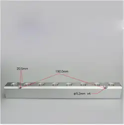 G1/2 "в G1/4" из 2 Way 30x36 мм Пневматический алюминий коллектор блок Splitter