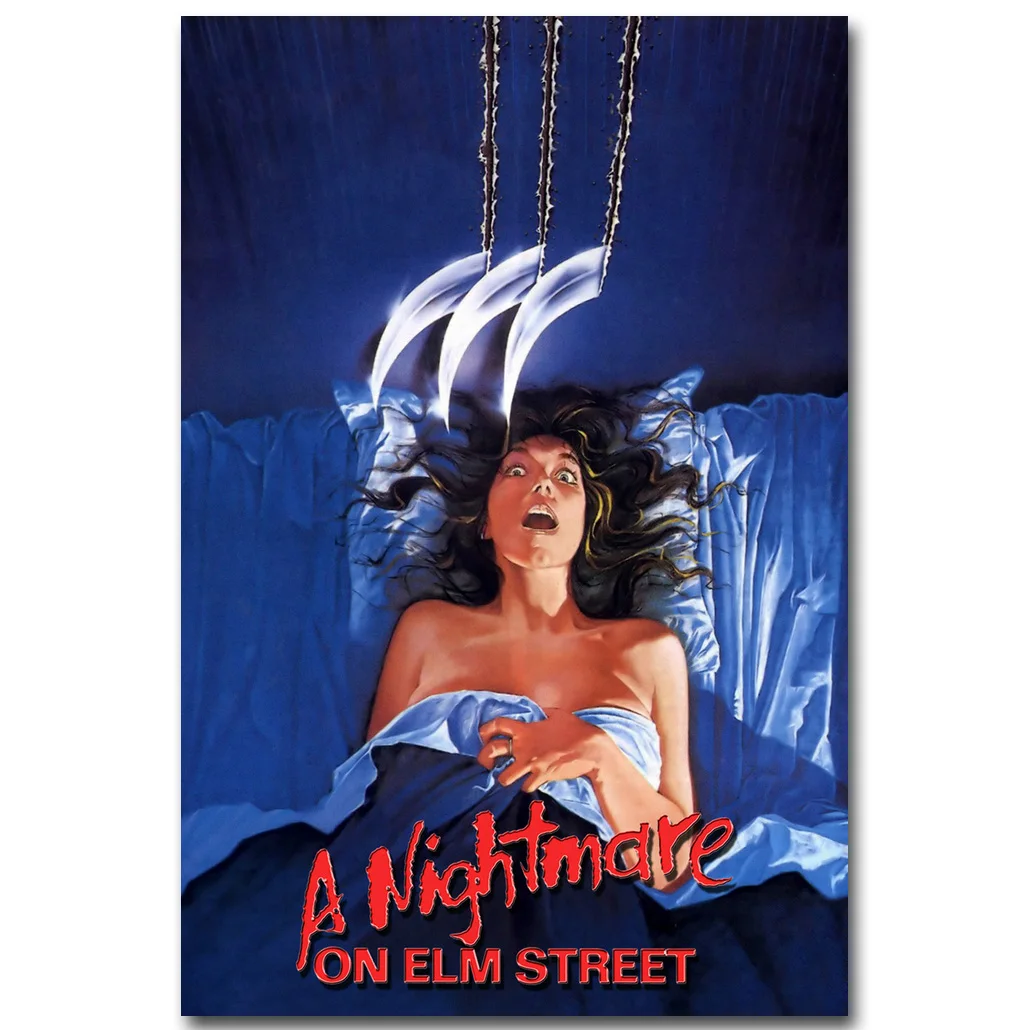 A &quotКошмар на улице Вязов&quot Художественный Шелковый плакат с принтом 13x20 24x36