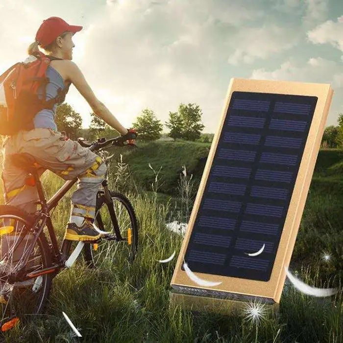 

Multi-function 30000mah Solar Power Bank Portable PowerBank External Battery Solar mobile power 2 USB LED for all phone