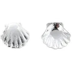 50 шт. мини сплава стеклянные бусы для украшения ногтей ремесло серебро 3 мм
