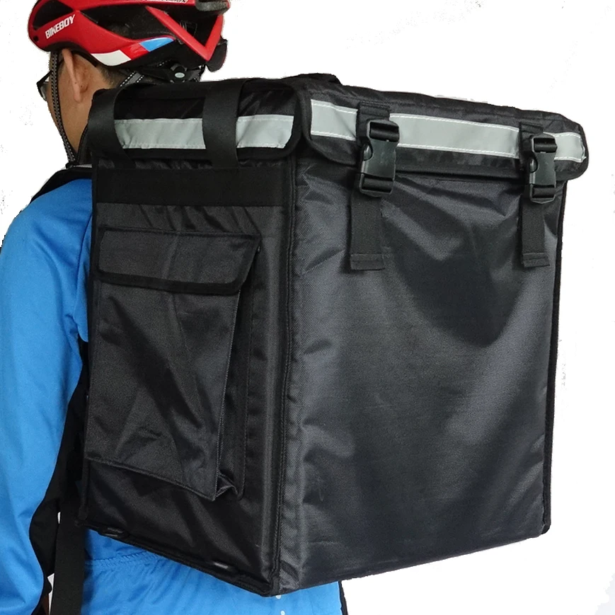 PK 66V: bolsa para llevar comida, mochila para entrega de Pizza y Pan,  mantener caliente, carga superior, cierre de palo mágico, 16 \