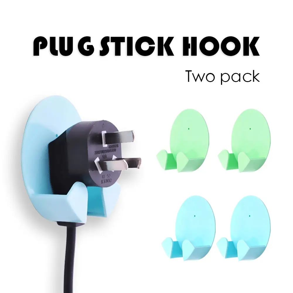

2cps Powerful Traceless Hooks Plug Magic Stick Hook Towel Powerful Tracele Holder Hooks For Kitchen Bathroom Accessories