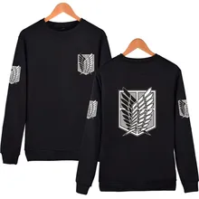 Attack on Titan Sweatshirt font b anime b font Sweaters and Pullovers unisex streetwear tops long