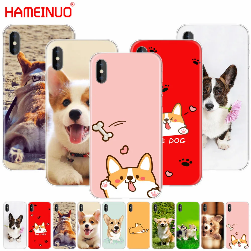 HAMEINUO корги собаки детские носки с принтом милых животных сотовый телефон чехол