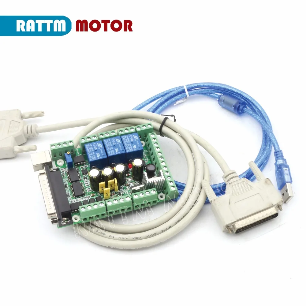 4 Оси CNC Nema 34 шаговый двигатель набор 98 мм 878oz in / 4.0A и драйвер 6A/80VDC 256 микрошаг 400 Вт 48