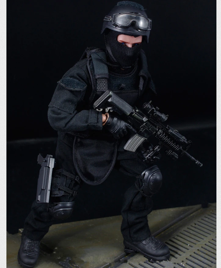 PATTIZ 1/6 12 ''SWAT фигурка модель игрушки Военная армейская боевая игра игрушки для мальчиков на день рождения