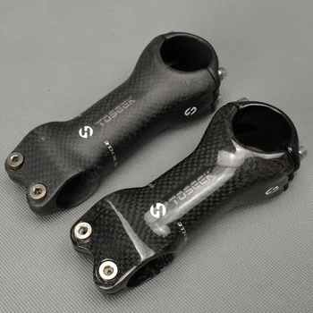 

TOSEEK 3K Full Carbon Fiber 7 Degree Bicycle Stem Road Bike MTB Bicycle Stems 31.8*60mm/70mm/80mm/90mm/100mm/110mm/120mm/130mm