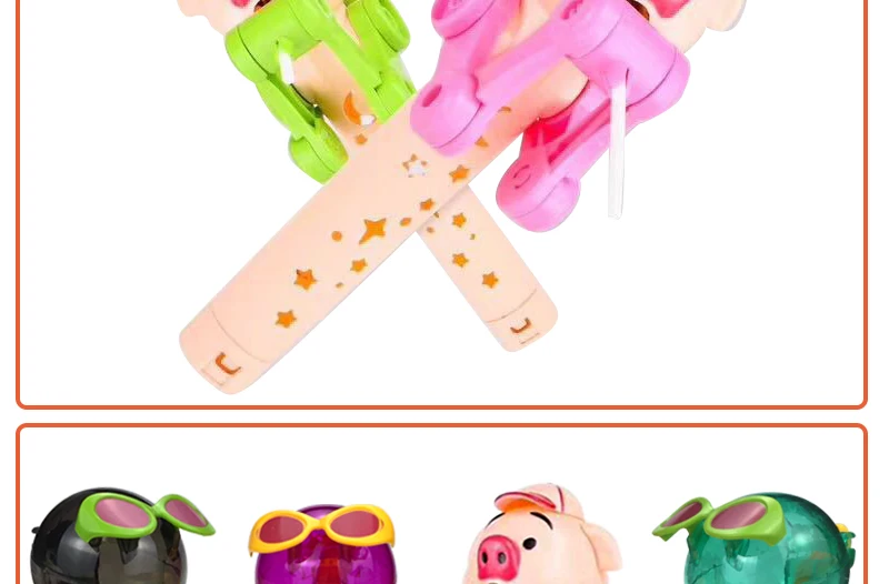 2018 Newest Robot Lollipop Holder Novelty Toys Save Candy Sugar For Children Kids Gifts Creative Glasses Pig Special Figure Fun _07