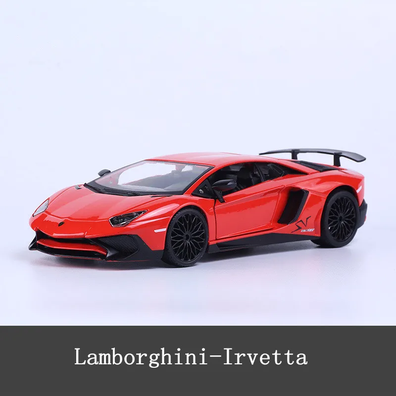 Bburago 1:24 Lamborghini Модель высокая имитация литья металла детская игрушка бойфренд подарок моделирование сплав автомобиль коллекция - Цвет: Lamborghini