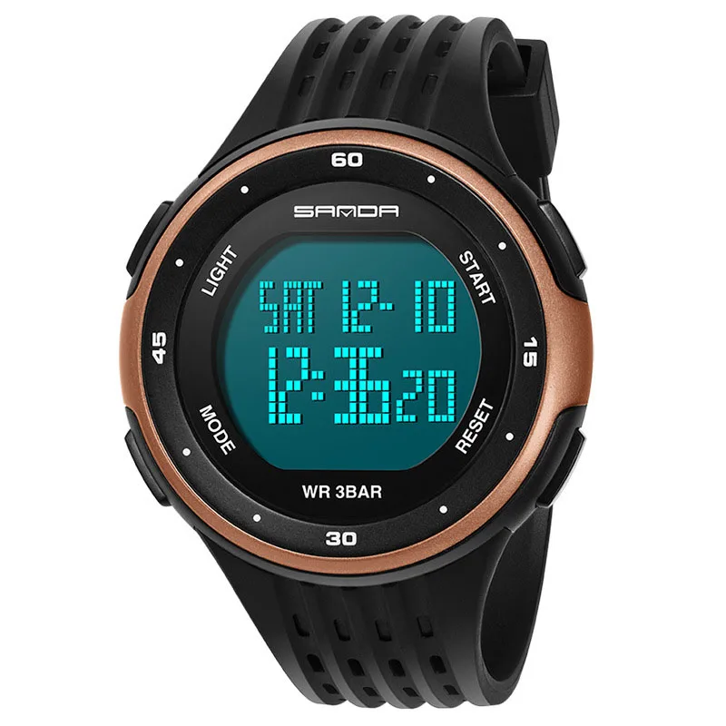 

New Tide Brand Men's Watch Waterproof Multi-function Outdoor Couple LED Sports Electronic Portable Ladies Watch