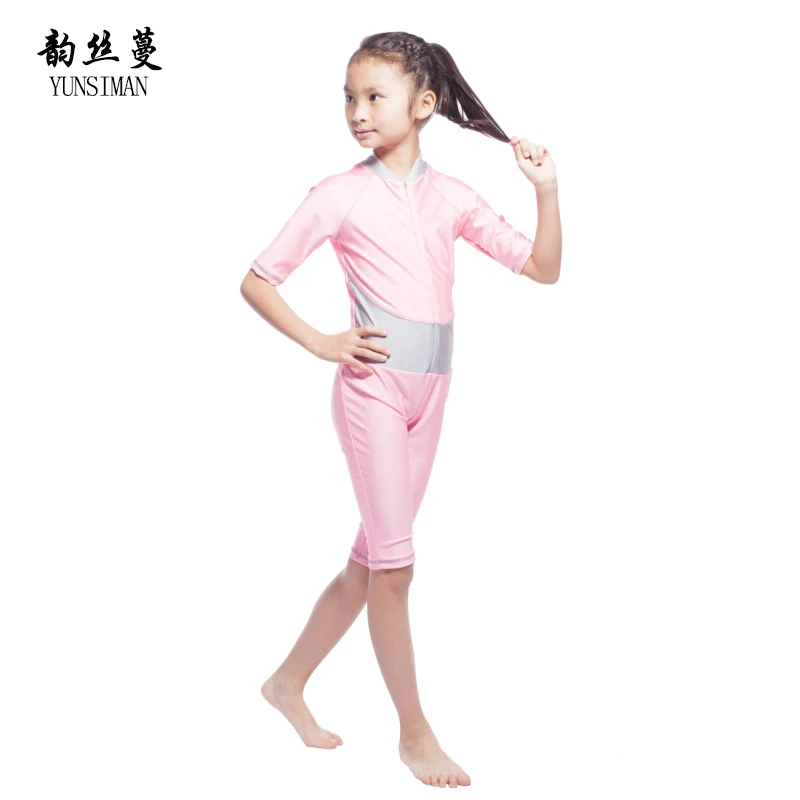 

New Children Girls Swimsuits Summer 2018 One-pieces Swimming Clothing for Girls 3 to 16 Years Kids Clothing Beach Clothes M193A