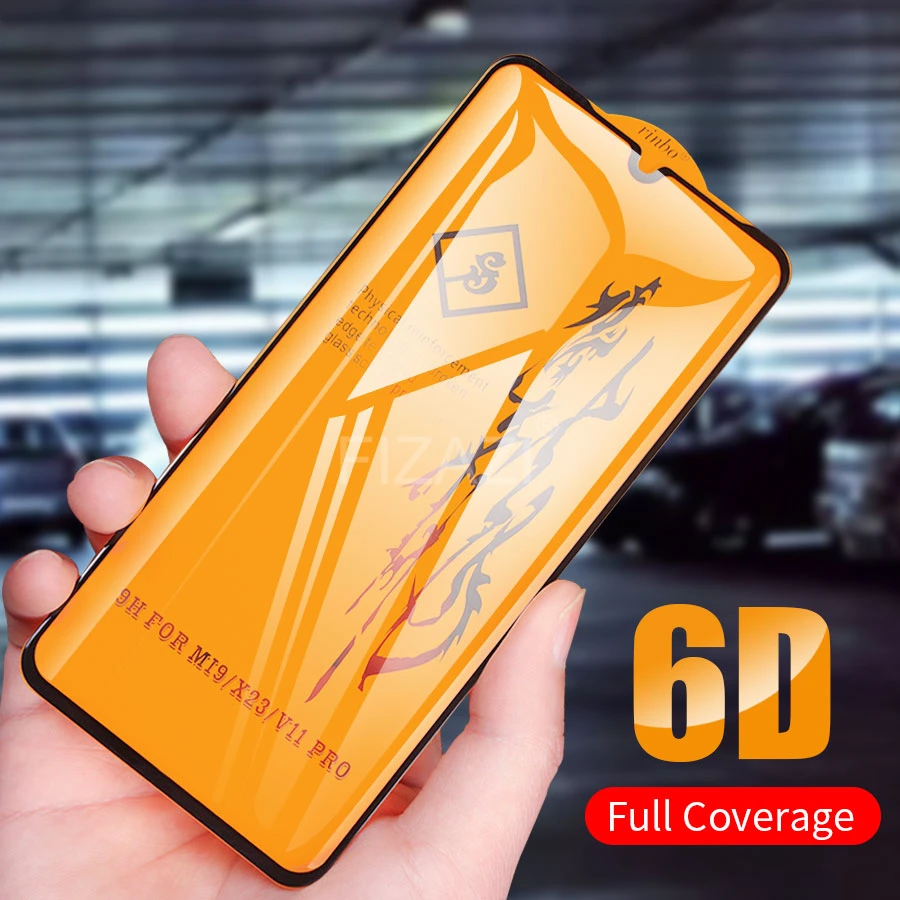6D закаленное стекло с полным клеем для Xiaomi Mi 8 9 SE Lite Mix 2S 3 A1 A2 PocoPhone F1 Redmi Note 7 Pro