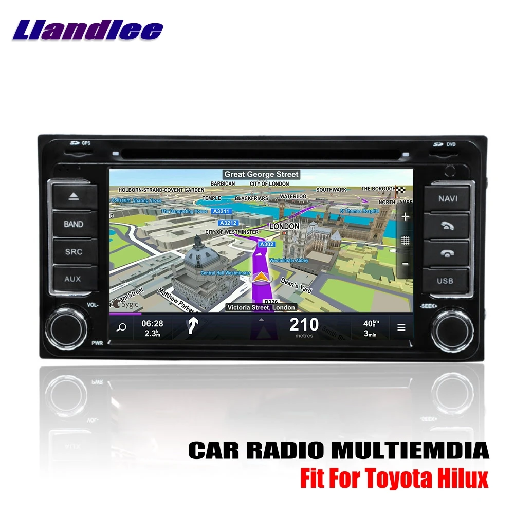 Clearance Liandlee For Toyota Hilux 2005~2011 Android Car Radio CD DVD Player GPS Navi Navigation Maps Camera OBD TV Screen Multimedia 1