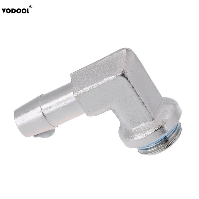 9mm ID Brass PC Water Cooling System Part G1/4 Thread 90 Degrees Elbow Pipe Connector Computer Components Cooling Accessories