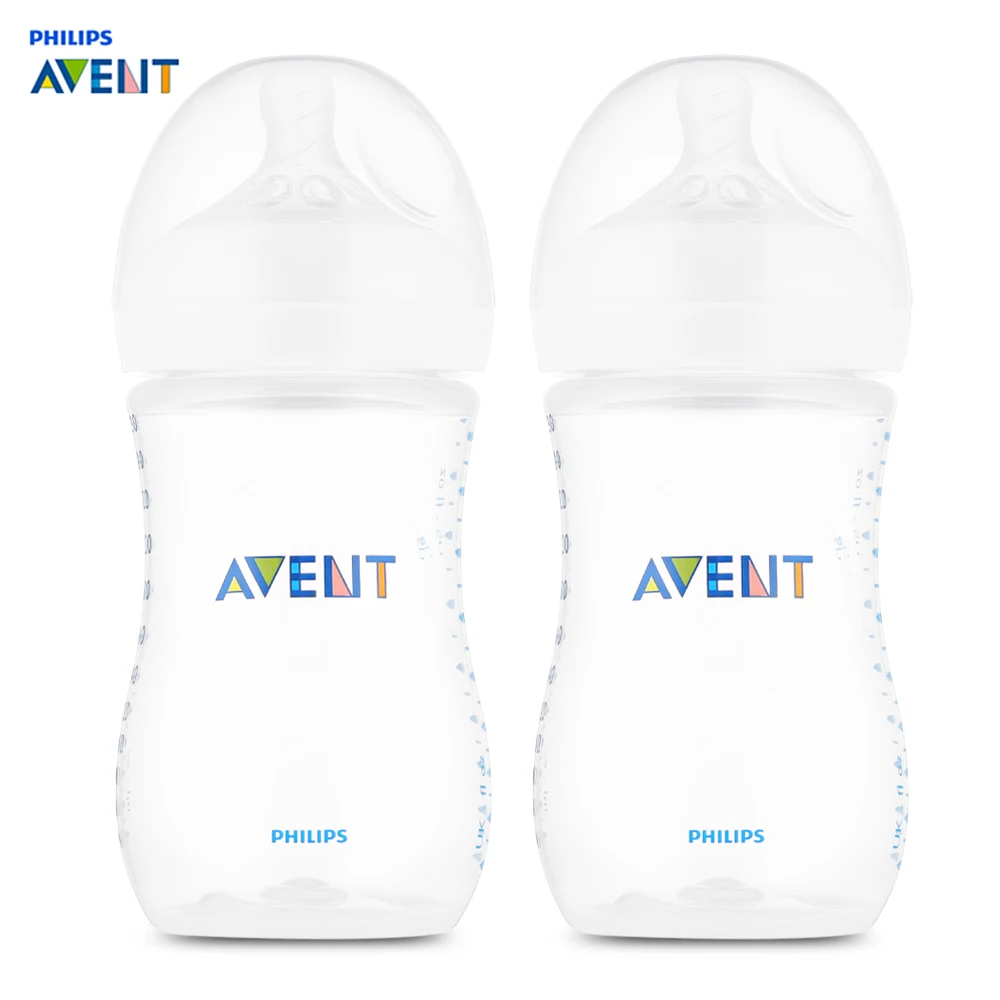 Philips Avent 2pcs 9oz/260ml Baby Bottle Feeding Infant Mamadeiras Milk Water Feeding Bottle Garrafa Nursing Bottle Feeding Cup Philips Avent 2pcs 9oz/260ml Baby Bottle Feeding Infant Mamadeiras Milk Water Feeding Bottle Garrafa Nursing Bottle Feeding Cup