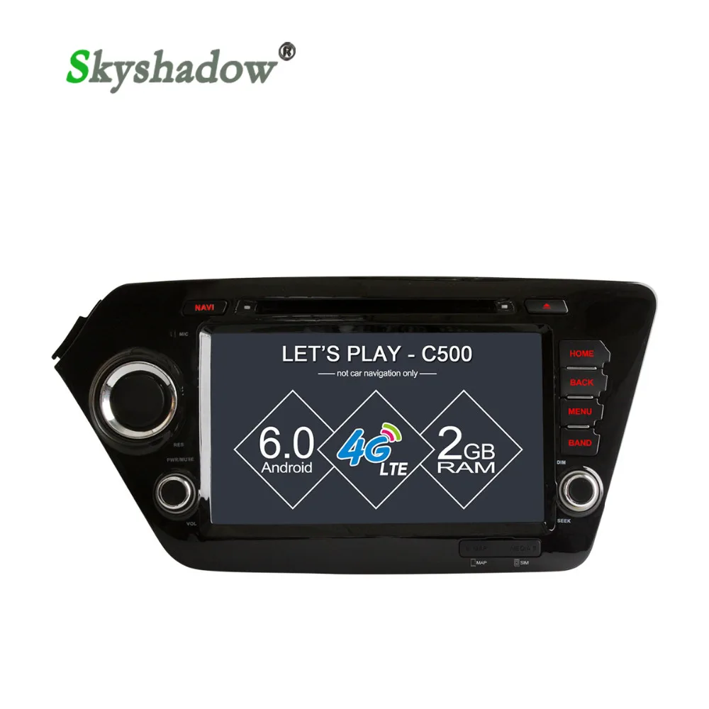 Ownice c500 Android 6.0 Quad Core 2 ГБ RAM 4 Г SIM LTE для Kia k2 RIO 2010 2011 2012 2013 2014 2015 dvd плеер автомобиля