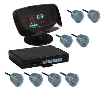 

Car Reverse Parking Radar Sensor car detector VFD Display Parking sensor With 8 waterproof sensors parking assistance