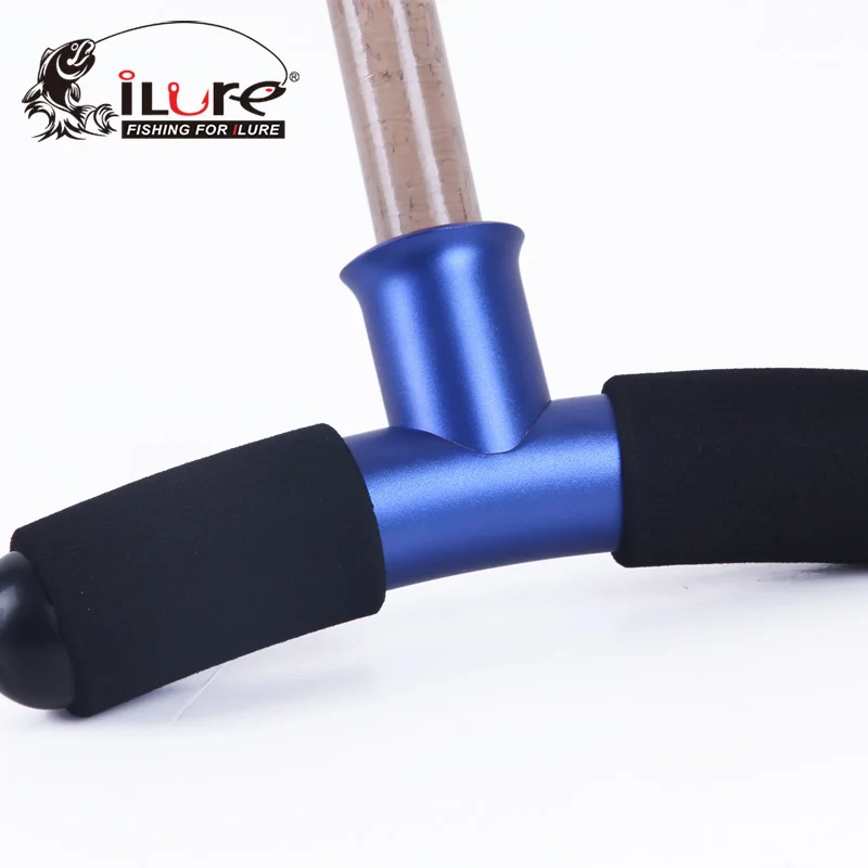 

iLure Rod Butt Support For Boat Rod Jigging And Popping Rods Full Metal With EVA Comfortable Rod Holder Sea Fishing Tools