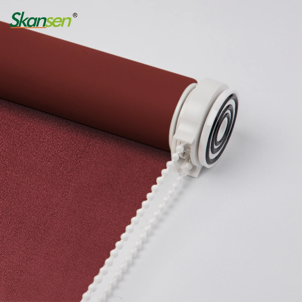 

Skansen Blackout Suede fabric tension Roller blinds for Living Room, Bed Room, Study Room, Accept Customized Size