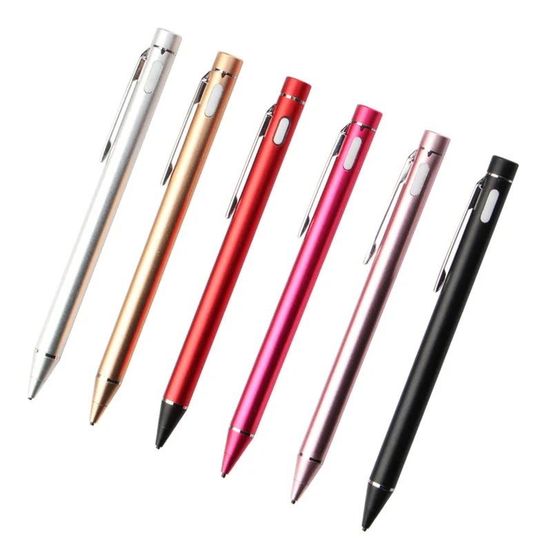 

Stylus Capacitive Pen Screen Pencil For iPad Pro 9.7 Portable High Precision Active Touch Pen Stylish Painting Pens Rechargeable