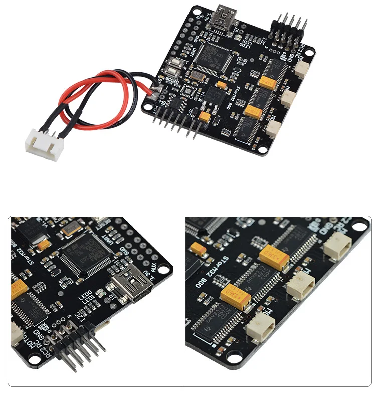 Storm32 BGC 32Bit 3-осевой STM32 бесщеточный карданный контроллер доска с двойной гироскоп