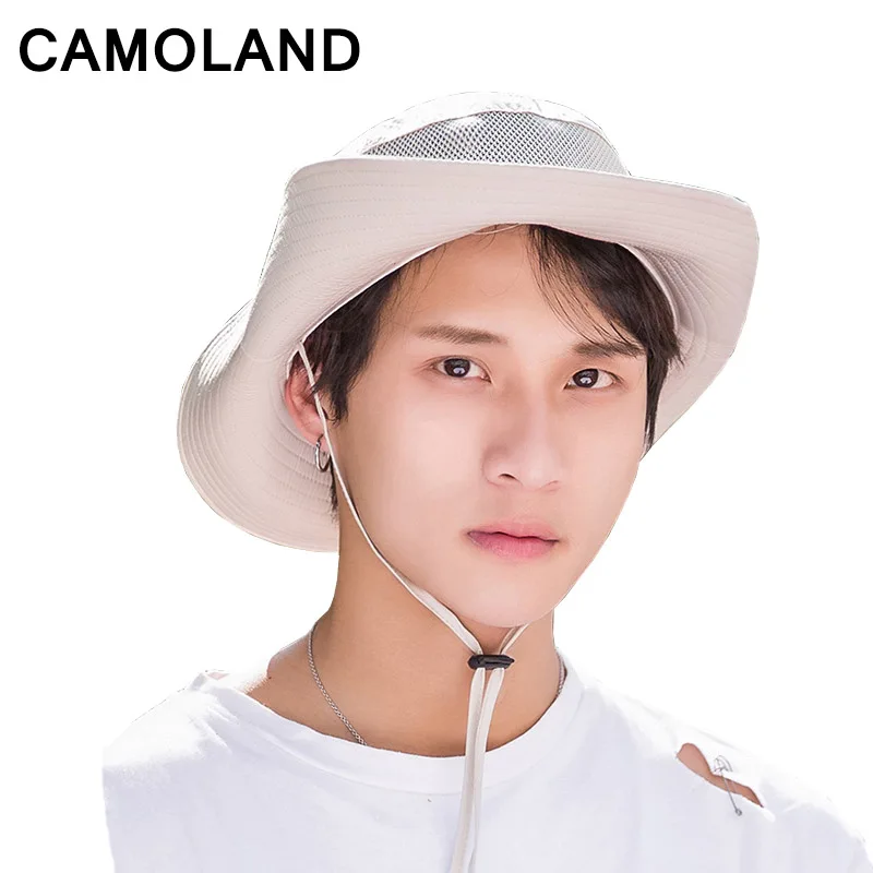 Lightweight Breathable Mesh Women Men's Bob Summer Bucket Hats Outdoor
