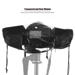 Водонепроницаемая непромокаемая накидка для камеры нейлоновая Прозрачная ПВХ камера дождевик Пылезащитный протектор для DSLR камеры для
