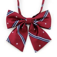 Kesebi весенне-летние женские галстуки-бабочки для студенток и школьников, галстуки-бабочки с вышивкой, галстуки со звездами, униформы, галстуки для костюма моряка