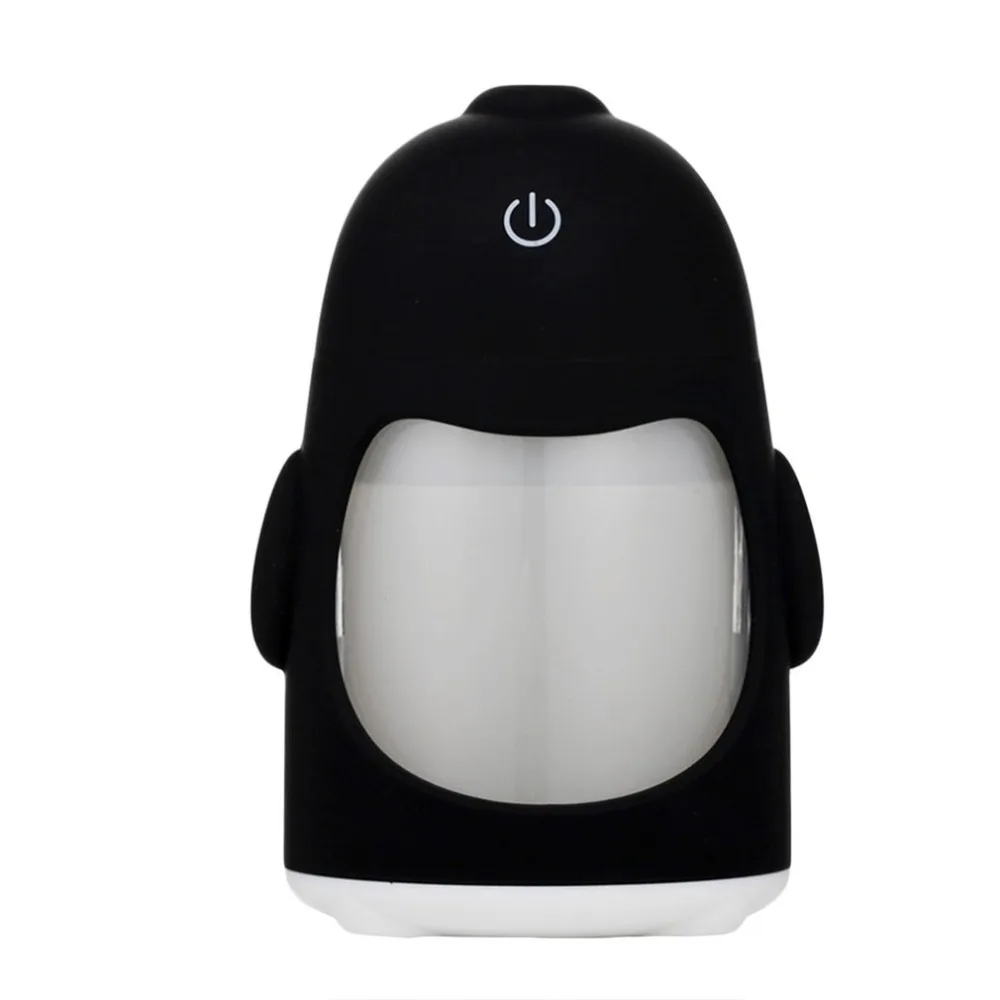 

150ml Penguin USB Humidifier Essential Oil Diffuser LED Night Light Purifier Essential Oil Diffuser Home Office LED Night Light