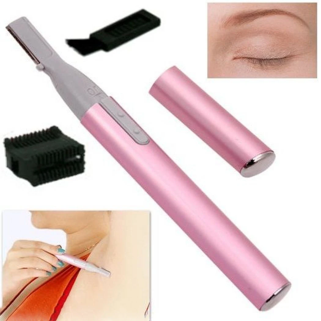 

1PCS Mini Portable Electric Eyebrow Trimmer Hair Remover for Women Ladies Face Body Shaver Razor Epilator Makeup Accessories