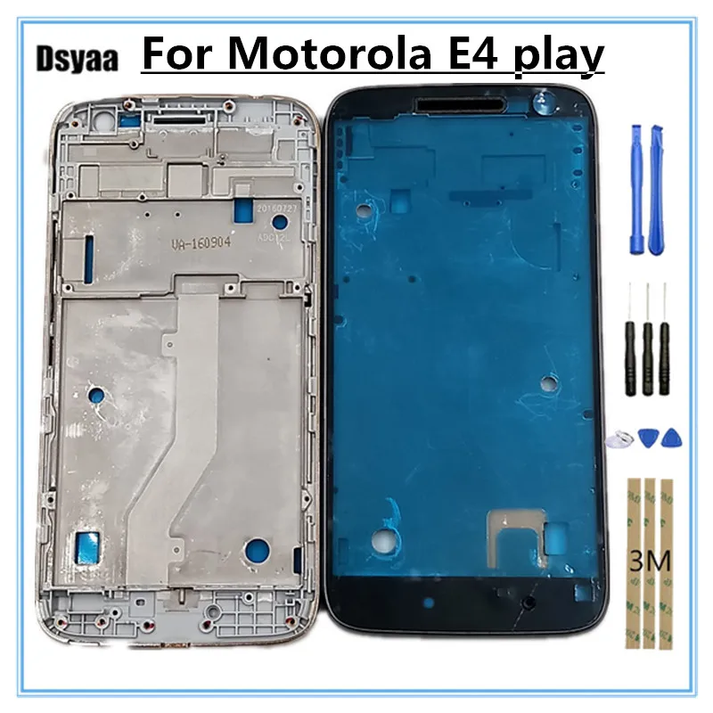 Средняя рамка для Motorola Moto E4 Play передняя средняя Запчасти ремонта жилья с