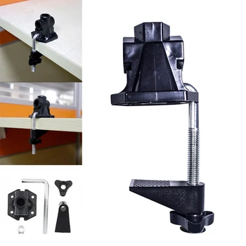 

Practical Bracket Clamp For Mic Stand Holder Fixed Desk Lamp Clip Durable Screw Type Audio DIY Fittings Camera Flash Metal