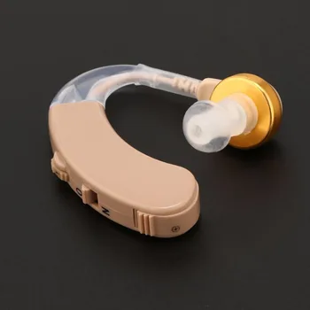 

Small Voice Amplifier Aid Sound Kit Adjustable Behind Hearing Device Sound Enhancer F-168