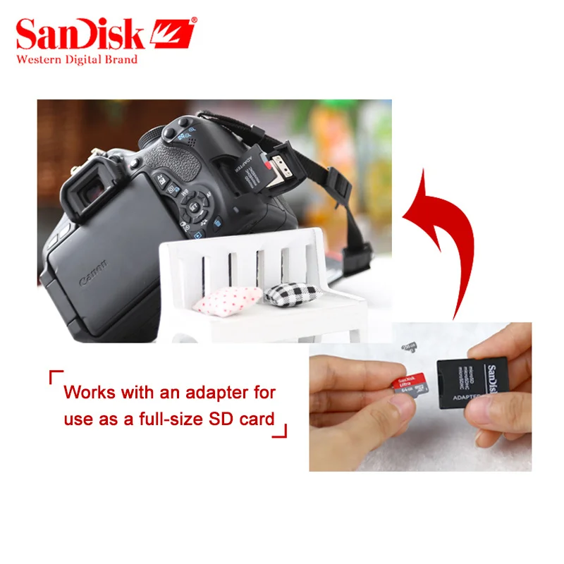 100% Оригинал SanDisk Micro SD карта A1 16 ГБ 32 памяти класс 10 UHS 1 SDHC Tf Microsd carte|Карты памяти| |